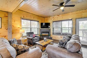 Hot Tub, Fireplace & Views: Sevierville Retreat!