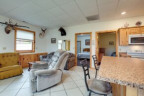 Boat Dock & Fire Pit: Lakefront Monico Home!