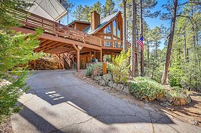Furnished Deck + Forest Views: Pine Retreat!