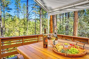 Furnished Deck + Forest Views: Pine Retreat!