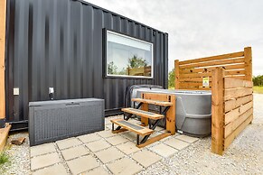 Remote Strawn Container Home With Hot Tub!
