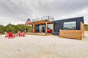 Remote Strawn Container Home With Hot Tub!