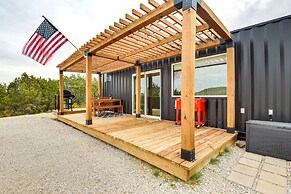 Remote Strawn Container Home With Hot Tub!