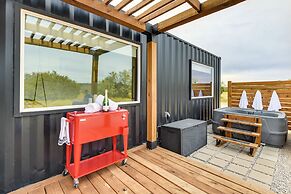 Remote Strawn Container Home With Hot Tub!