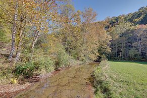 Haysi Nature Getaway w/ Fire Pit & On-site Creek!