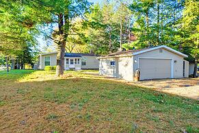 Lakefront Nekoosa Home: Private Beach & Boat Dock!