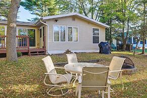 Lakefront Nekoosa Home: Private Beach & Boat Dock!