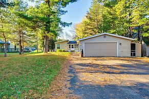 Lakefront Nekoosa Home: Private Beach & Boat Dock!