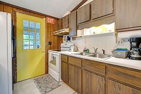 Lakefront Nekoosa Home: Private Beach & Boat Dock!