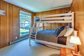 Lakefront Nekoosa Home: Private Beach & Boat Dock!