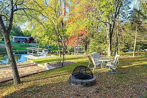 Lakefront Nekoosa Home: Private Beach & Boat Dock!