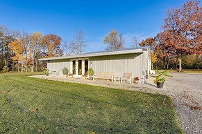 Pet-friendly White Pigeon Apartment w/ Fire Pit!