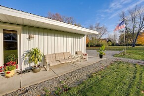 Pet-friendly White Pigeon Apartment w/ Fire Pit!