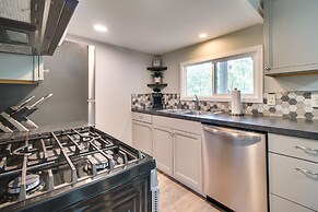 Deck + Dock Access: Lakefront Grove Cabin!