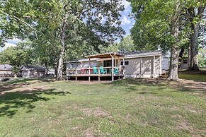 Deck + Dock Access: Lakefront Grove Cabin!