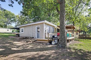 Deck + Dock Access: Lakefront Grove Cabin!