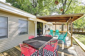 Deck + Dock Access: Lakefront Grove Cabin!