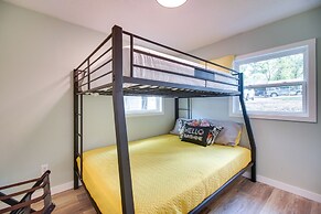 Deck + Dock Access: Lakefront Grove Cabin!