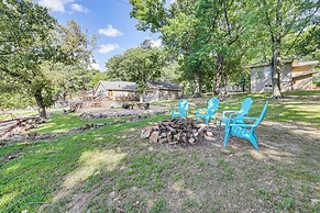 Deck + Dock Access: Lakefront Grove Cabin!