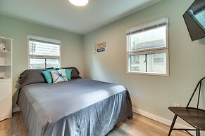 Deck + Dock Access: Lakefront Grove Cabin!