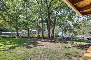 Deck + Dock Access: Lakefront Grove Cabin!