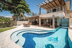 Mansão Pé na Areia de Geribá com 6Suítes