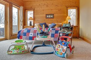 Game Room, Deck + Views: Idyllic Slaty Fork Cabin