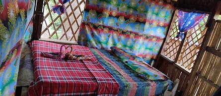 Glowing Mountain view tree house