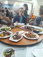 Glowing Mountain view tree house