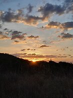 Glowing Mountain view tree house