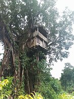 Glowing Mountain view tree house