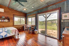 Rustic Eco-cabin Llano River Getaway on 68 Acres!
