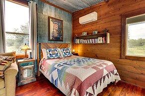 Rustic Eco-cabin Llano River Getaway on 68 Acres!