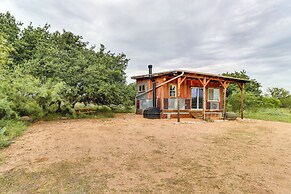 Rustic Eco-cabin Llano River Getaway on 68 Acres!