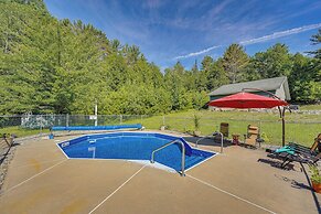 Adirondack Retreat w/ Heated Pool & Scenic Views!