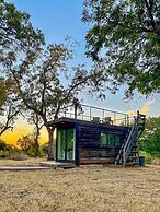 Yellow Blue Elegant Container Tiny House