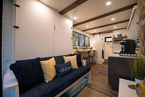 Yellow Blue Elegant Container Tiny House