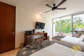 NHOA 207C Lux 1BR Condo Pool View at Aldea Zama