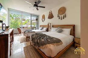 NHOA 207C Lux 1BR Condo Pool View at Aldea Zama