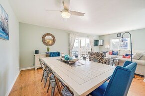 Steps to Ocean: Water-view Carolina Beach Unit!