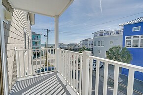 Steps to Ocean: Water-view Carolina Beach Unit!