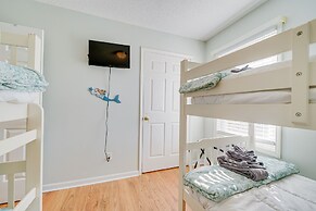 Steps to Ocean: Water-view Carolina Beach Unit!