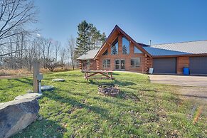 Secluded Log Cabin < 1 Mi to Munger State Trail!