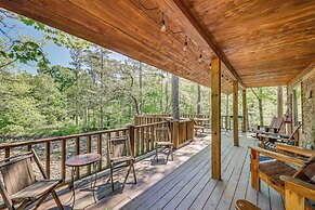 Cozy Oden Oasis w/ On-site Fishing Creek & Deck!