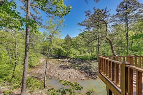 Cozy Oden Oasis w/ On-site Fishing Creek & Deck!
