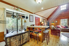 Cozy Oden Oasis w/ On-site Fishing Creek & Deck!