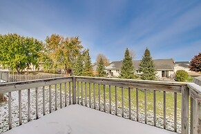 Bright Little Chute Condo w/ Deck & Yard!