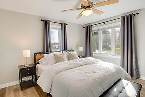 Bright Little Chute Condo w/ Deck & Yard!