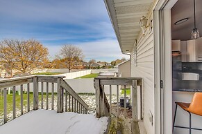 Bright Little Chute Condo w/ Deck & Yard!