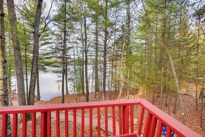 Lakefront Rhinelander Cabin w/ Dock & Fire Pit!